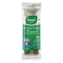 10 FOR $12: Happi Skippi (Doggy) Zest Milk 4 Inch Dental Dog Chew 25g