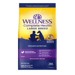 Wellness Complete Health Large Breed Chicken Adult Dry Dog Food 30lb
