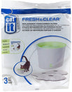 Catit Replacement 3 Pack Carbon & Foam Cartridge For Fresh & Clear Water Fountain