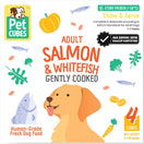PetCubes Gently Cooked Salmon & Whitefish Grain-Free Frozen Dog Food 2.24kg