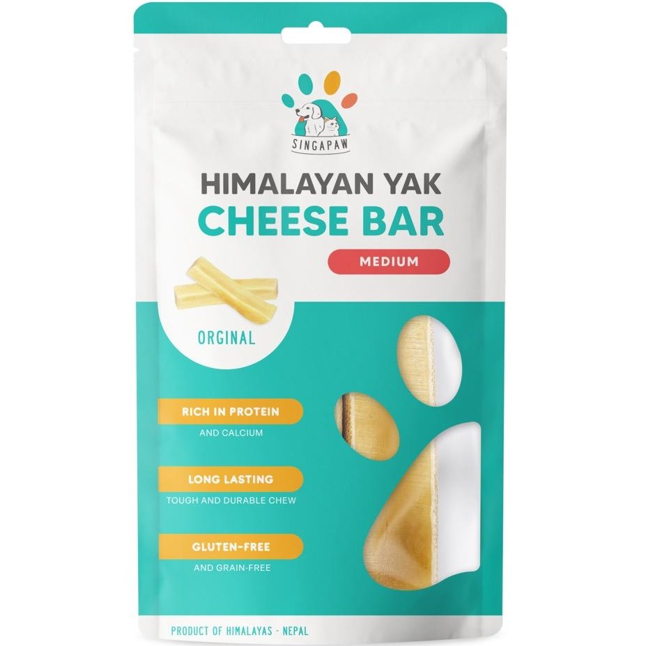 Sing-A-Paw Himalayan Yak Cheese Bar Dog Chew 2Pcs - Kohepets