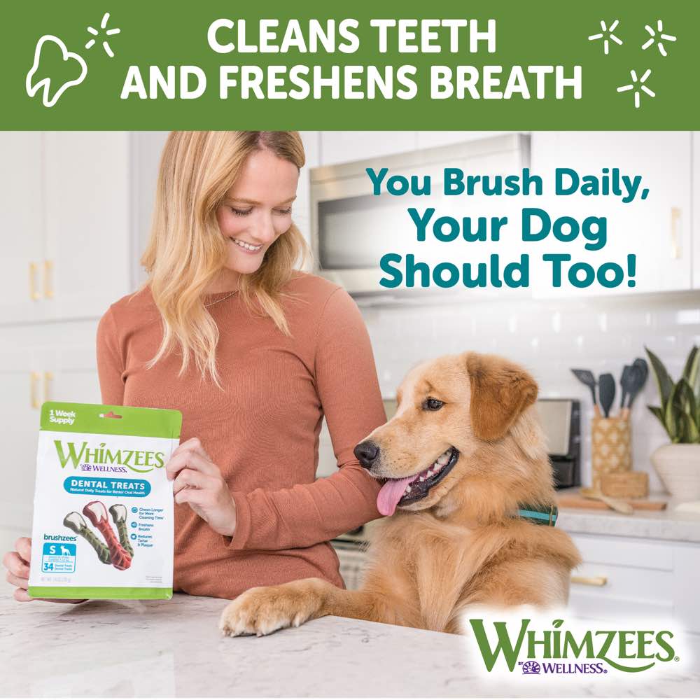 $12 OFF: Whimzees Variety Value Box Small Grain-Free Dental Dog Treats 56pc - Kohepets